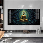Zen Haven Buddha Premium Acrylic Horizontal Wall Art