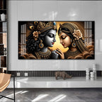 Krishna And The Divine Feminine Premium Acrylic Horizontal Wall Art