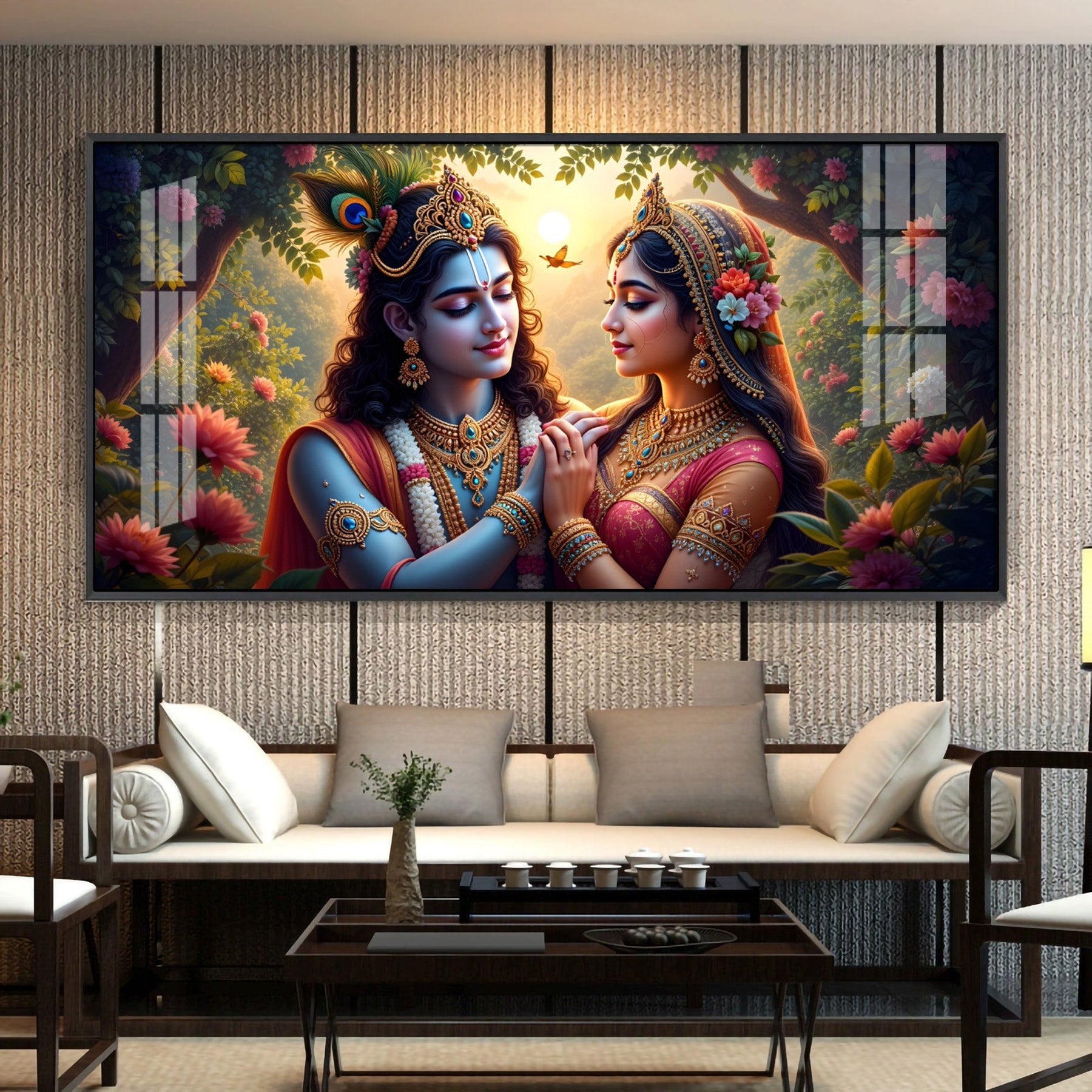 Gopi Prem Premium Acrylic Horizontal Wall Art