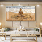 Tranquil Aura Buddha Premium Acrylic Horizontal Wall Art