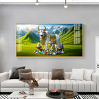 Kamadhenu Premium Acrylic Horizontal Wall Art