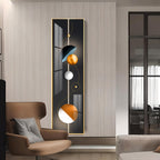 Circular Radiance Premium Acrylic Vertical Wall Art