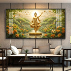 Buddha In Standing Premium Acrylic Horizontal Wall Art