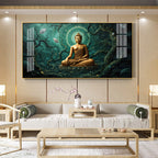 Buddha's Embrace Premium Acrylic Horizontal Wall Art