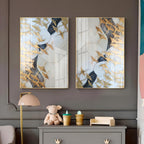 Luxe Canvas Premium Acrylic Vertical Wall Art (Set Of 2)