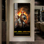 Maharana Pratap Premium Acrylic Vertical Wall Art
