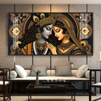 Abstract Radha Krishan Imperfect Art Premium Acrylic Horizontal Wall Art