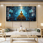 Luxe Zen Buddha Premium Acrylic Horizontal Wall Art