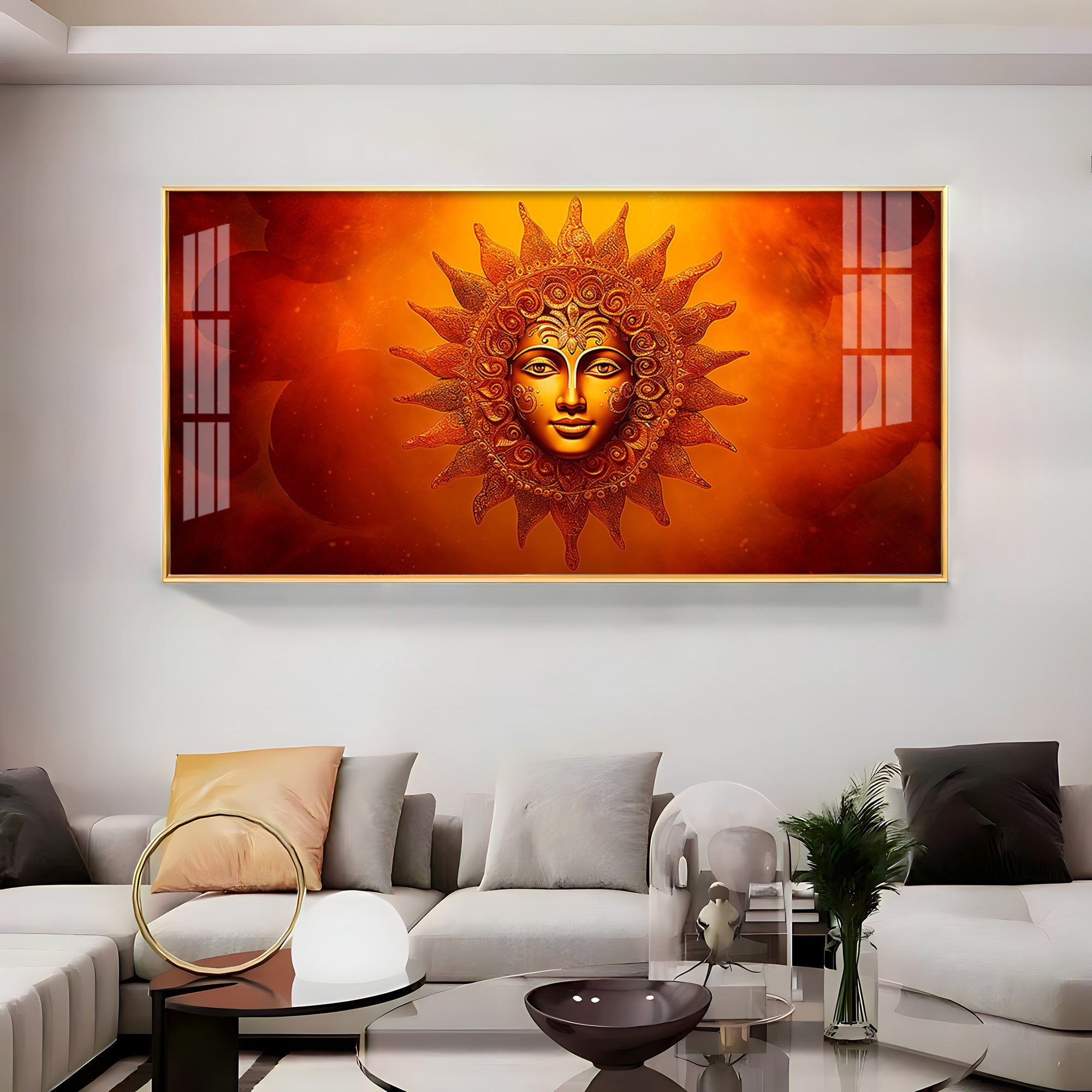 Sunlit Serenity Premium Acrylic Horizontal Wall Art