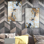 Luxe Canvas Premium Acrylic Vertical Wall Art (Set Of 2)