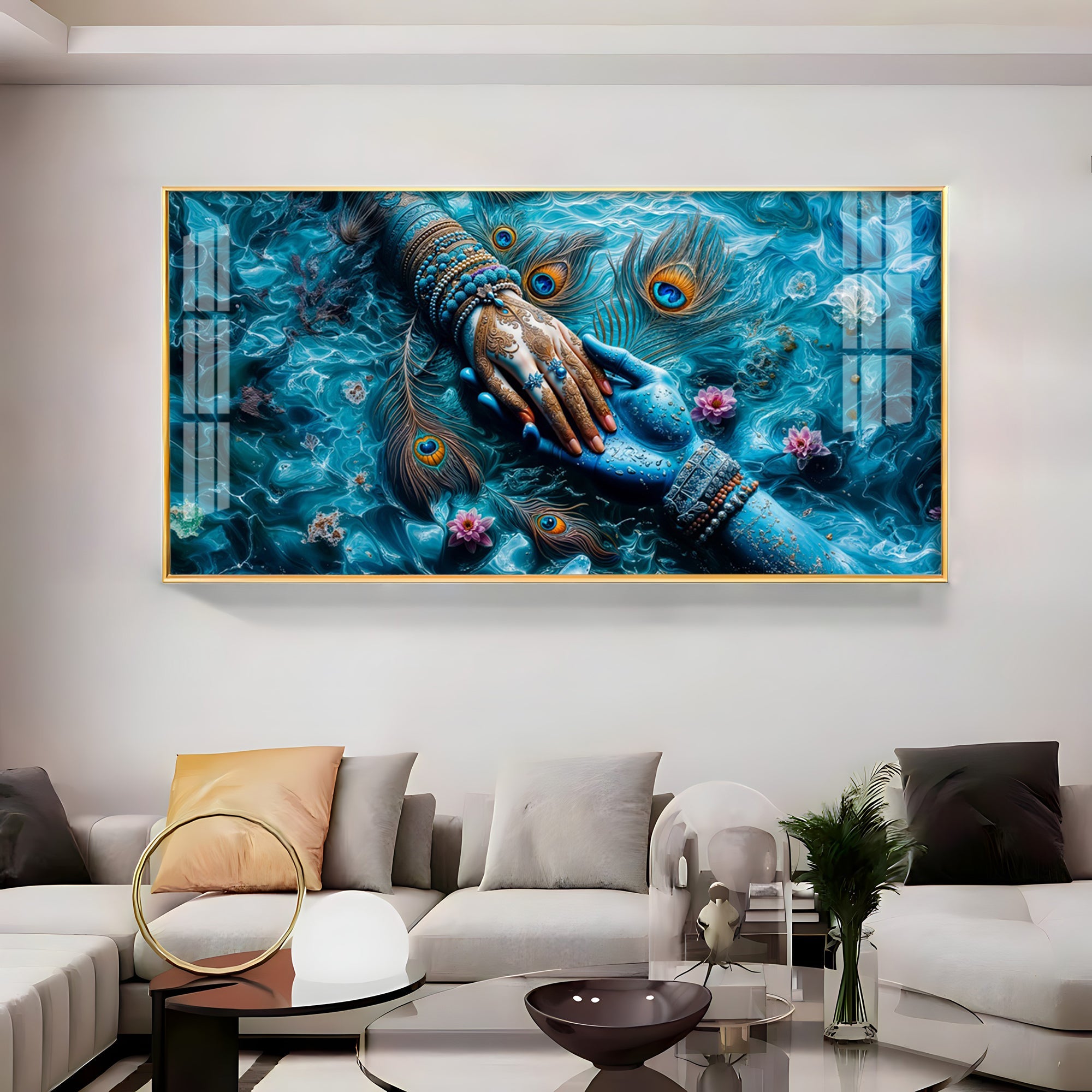 Radiant Hand Touch Premium Acrylic Horizontal Wall Art