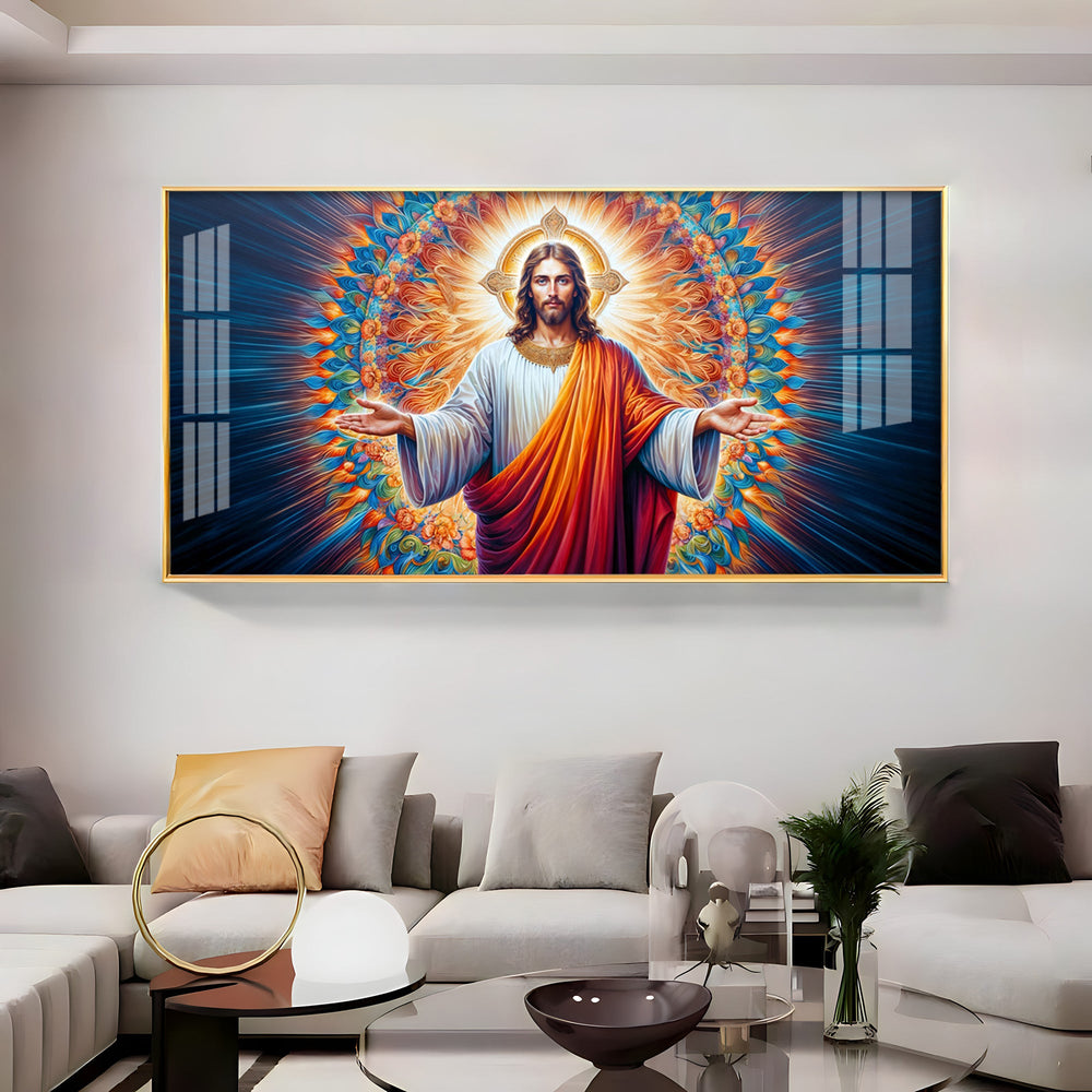 Tranquil Faith Of Jesus Premium Acrylic Horizontal Wall Art
