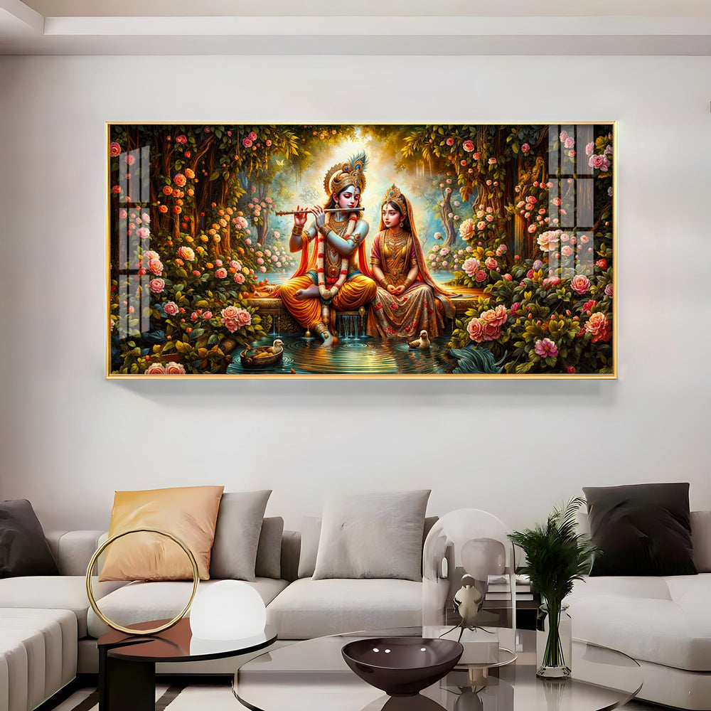 Eternal Love Portrait Premium Acrylic Horizontal Wall Art