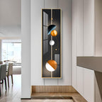 Circular Radiance Premium Acrylic Vertical Wall Art