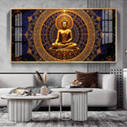 Buddha Bliss Premium Acrylic Horizontal Wall Art