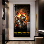 Maharana Pratap Premium Acrylic Vertical Wall Art