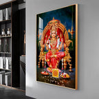 God Lalita Sahasranamadess Premium Acrylic Vertical Wall Art