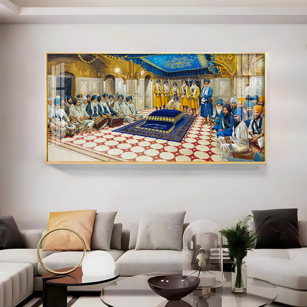 Sri Harmandir Sahib Ji Premium Acrylic Horizontal Wall Art