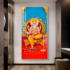 Lord Vishwakarma Premium Acrylic Vertical Wall Art