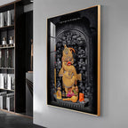 Dev Hanumanji Premium Acrylic Vertical Wall Art