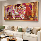 Premium Lord Ram Sita and Lakshman Acrylic Wall Decor with Hanuman