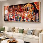 Coronation Of Shivaji Maharaj Premium Acrylic Horizontal Wall Art