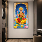Premium Mahalakshmi Wall Art Acrylic Frame for Home Temple
