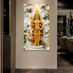 Elegant Murugan Swamy Acrylic Photo Frame for Home Decor
