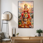 Goddess Durga Acrylic Painting for Home & Office Wall Decor