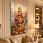 Goddess Durga Acrylic Painting for Home & Office Wall Decor