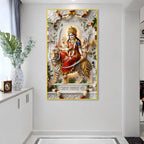 Luxury Durga Mata Acrylic Painting for Vastu Home Decor