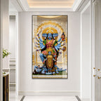 Hindu Goddess Mahakali Premium Acrylic Wall Art for Home Temple and Office Decor