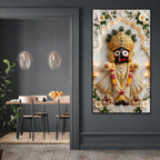 Premium Lord Jagannath Acrylic Wall Painting for Home Temple and Pooja Room Decor
