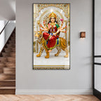 Modern Hindu Goddess Durga Acrylic Wall Art for Home Decor, Office and Meditation Space