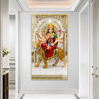Modern Hindu Goddess Durga Acrylic Wall Art for Home Decor, Office and Meditation Space