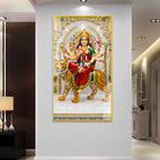 Modern Hindu Goddess Durga Acrylic Wall Art for Home Decor, Office and Meditation Space