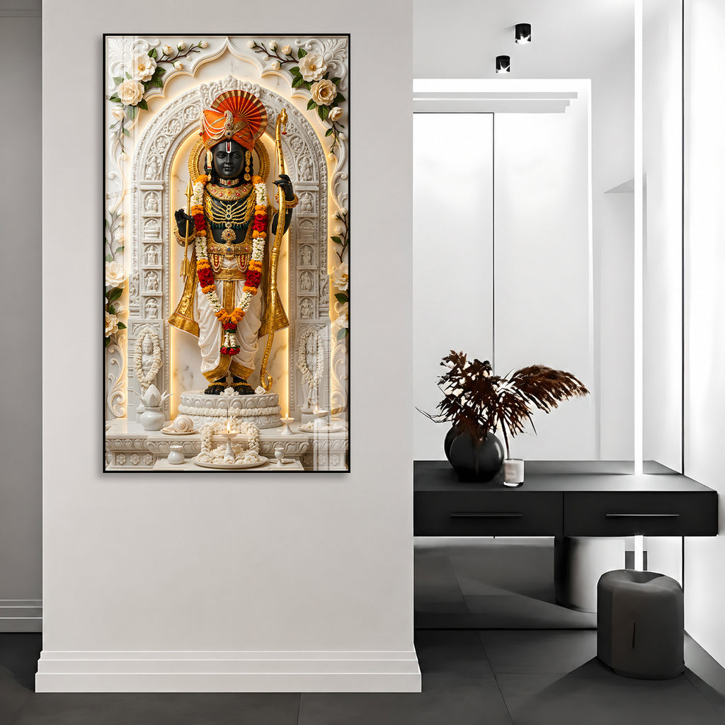 Sacred Lord Vitthal Acrylic Painting for Living Room, Pooja Room and Entrance Decor