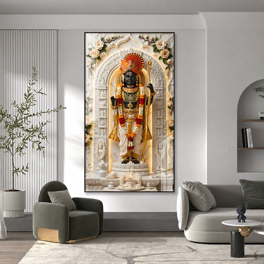 Sacred Lord Vitthal Acrylic Painting for Living Room, Pooja Room and Entrance Decor