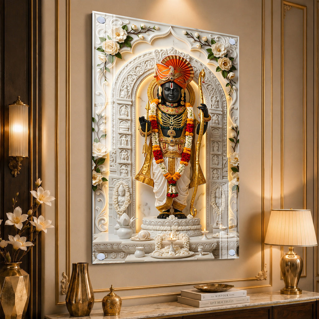 Sacred Lord Vitthal Acrylic Painting for Living Room, Pooja Room and Entrance Decor