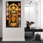 Premium Sri Venkateswara Swamy Acrylic Glass Painting for Home Temple Decoration