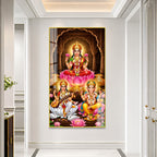 Beautiful Lakshmi Ganesha Saraswati Acrylic Wall Art for Home Decor Office Temple and Festival Gift