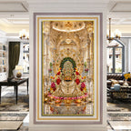 Khatu Shyam Baba Majestic Darbar Acrylic Painting for Home Temple