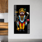 Lord Jagannath Premium Acrylic Wall Painting for Living Room and Home Temple Decor