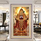 Hindu God Lord Jagannath Premium Acrylic Wall Art for Living Room Decoration