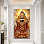 Hindu God Lord Jagannath Premium Acrylic Wall Art for Living Room Decoration