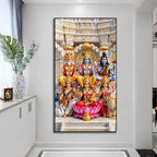 Divine Hindu Deities Premium Acrylic Wall Painting for Home and Office Decor