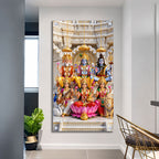 Divine Hindu Deities Premium Acrylic Wall Painting for Home and Office Decor