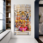 Divine Hindu Deities Premium Acrylic Wall Painting for Home and Office Decor
