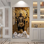 Sacred Mahakali Mata Acrylic Painting for Home Temple and Pooja Room Decor
