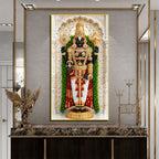 Lord Venkateswara Balaji Premium Acrylic Wall Painting for Home Decor